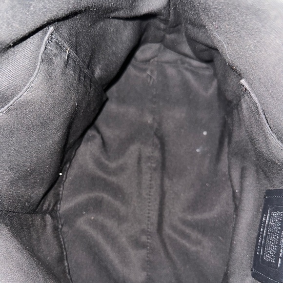 Coach Zip Top Tote in Signature Canvas Charcoal/Black/Silver F29958 - Picture 10 of 10